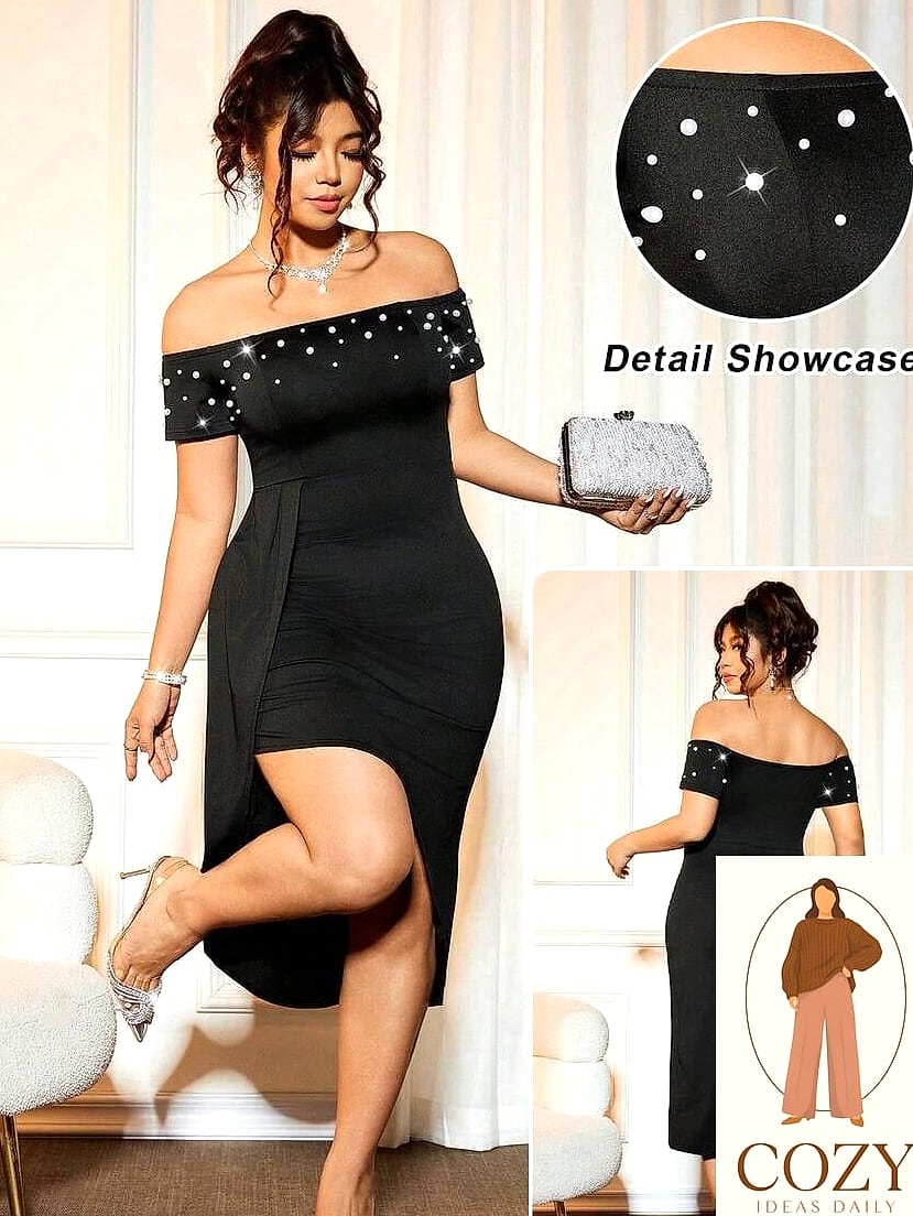 Off-the-Shoulder Dress for Softness