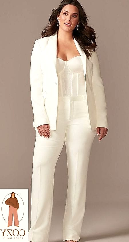 Off-White Linen Set for a Destination Wedding
