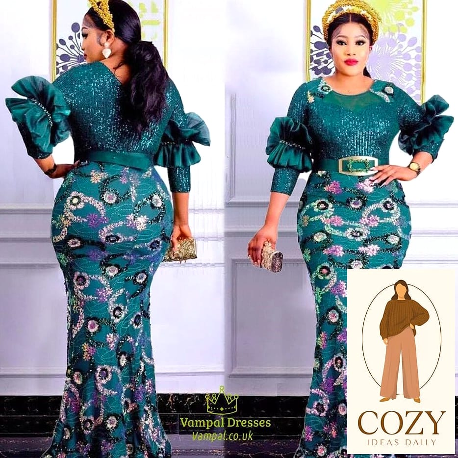 The One Shoulder Ankara Gown