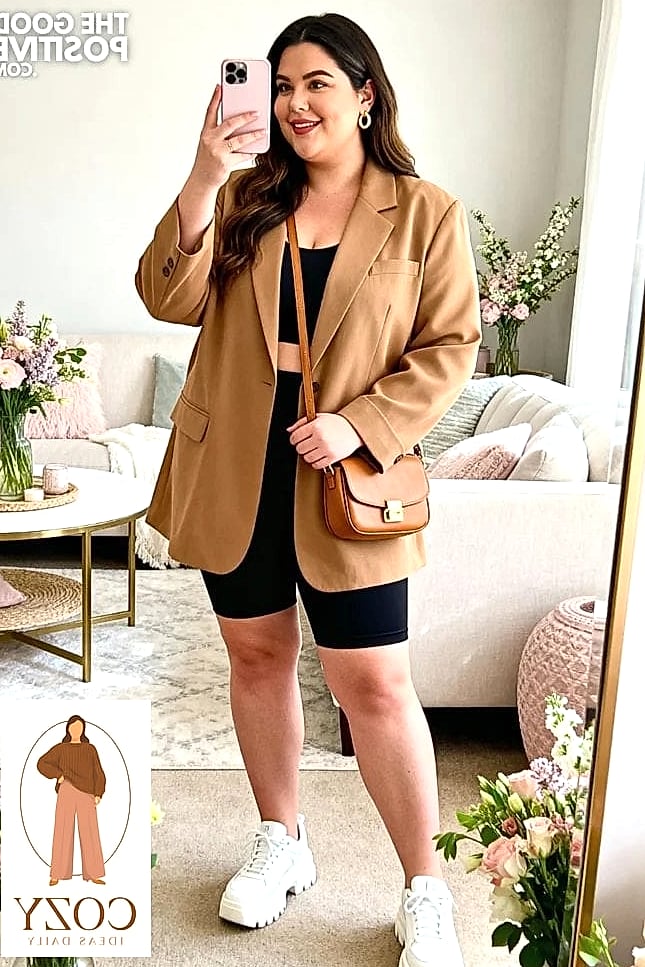 Oversized Blazer, No Shirt Underneath