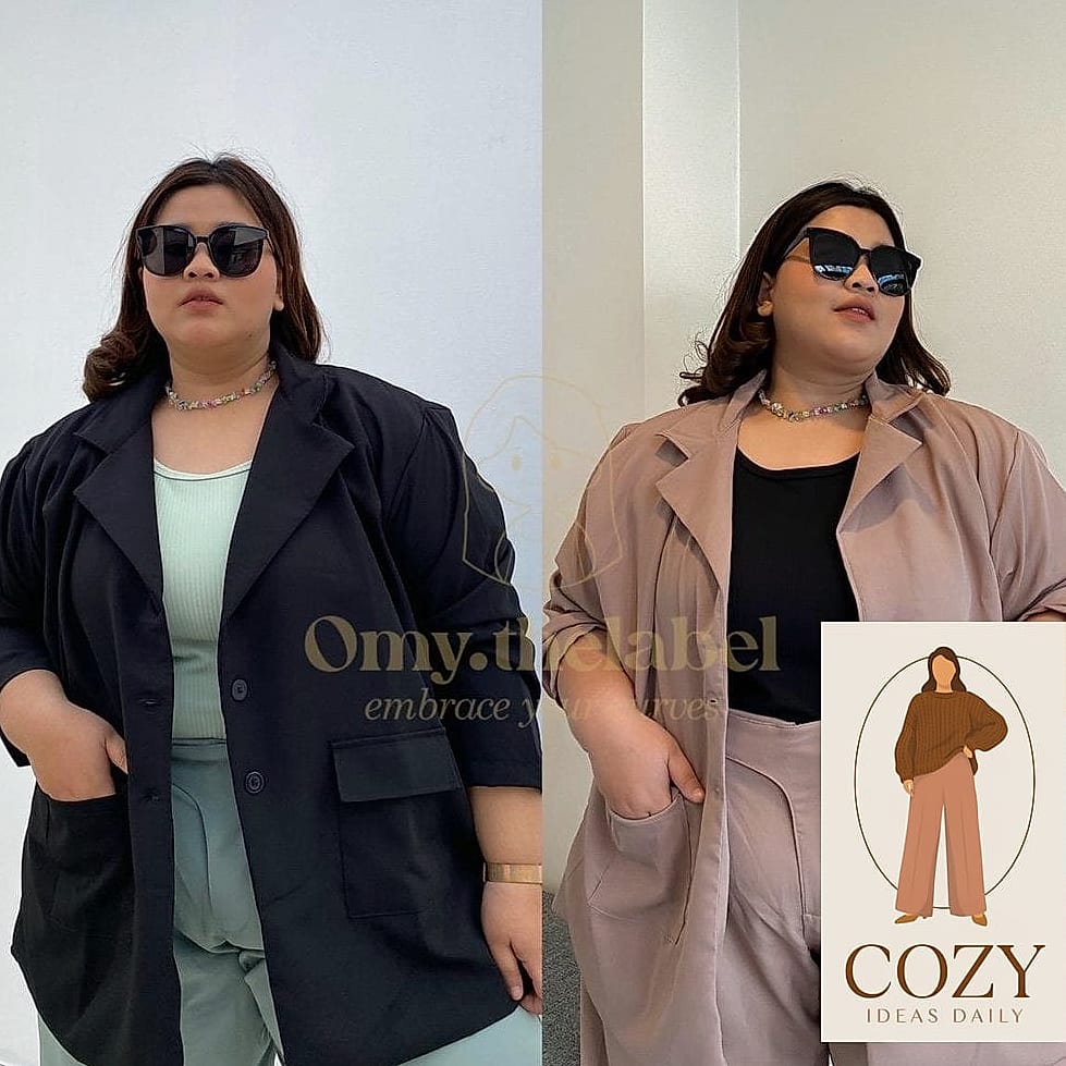 Oversized Blazer as a Dress