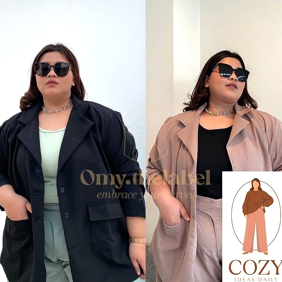 The Oversized Blazer and Bodysuit Combo
