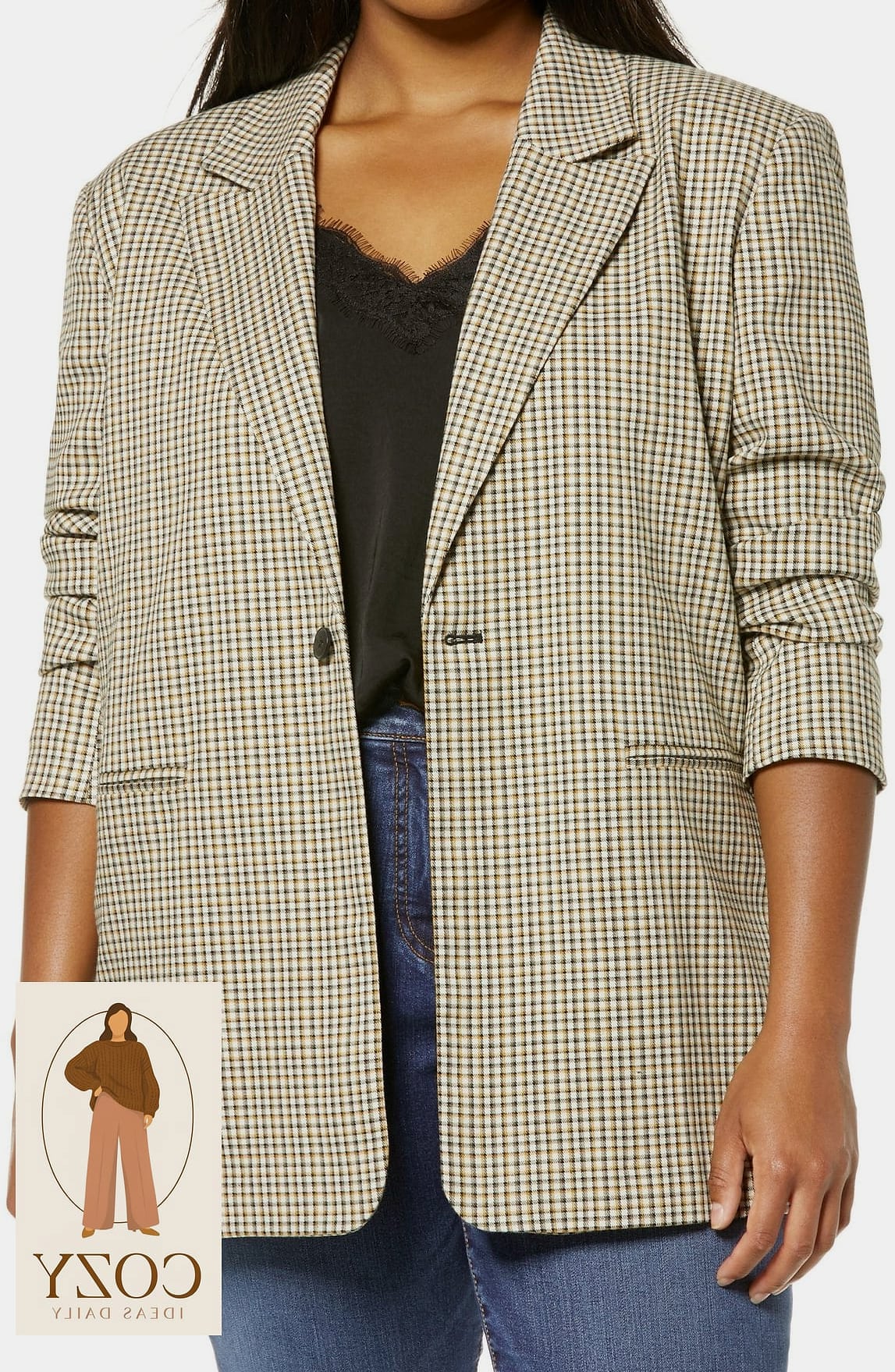 The Oversized Blazer as a Dress Topper