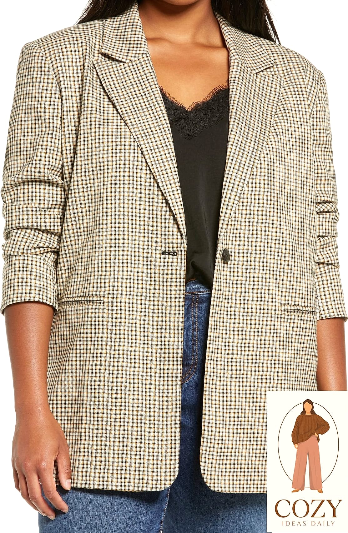 Oversized Blazer, Nothing Underneath but Confidence