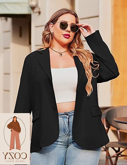Oversized Blazer as a Dress