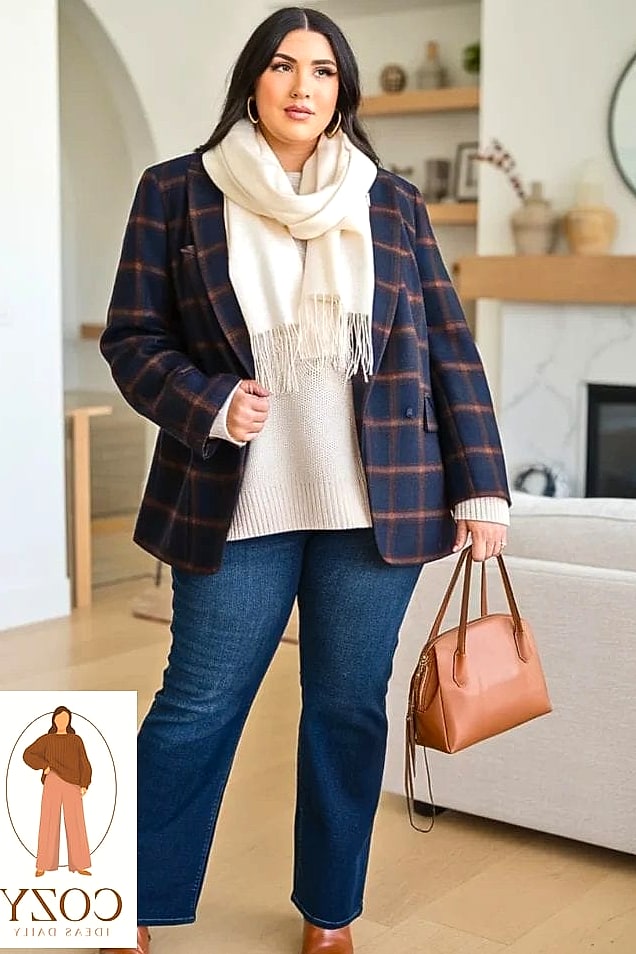 The Oversized Blazer and Straight-Leg Jean Combo