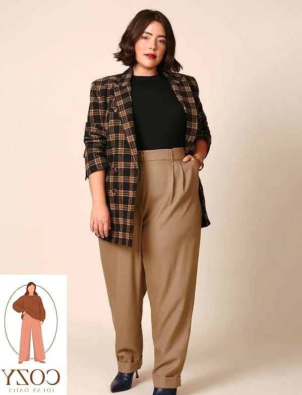 The Oversized Blazer and Straight-Leg Jean Combo