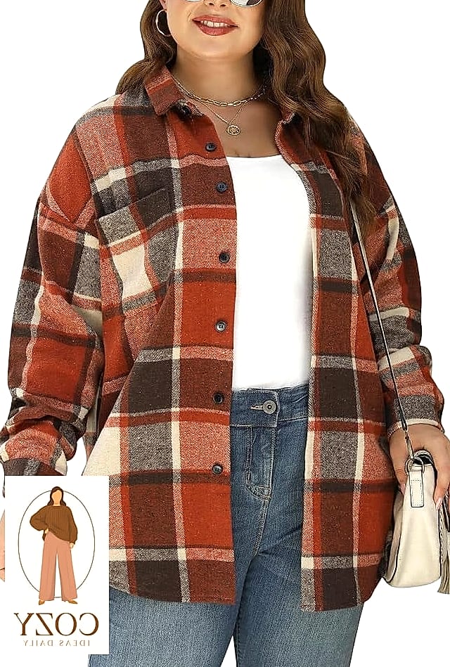 Oversized Flannels As Dresses