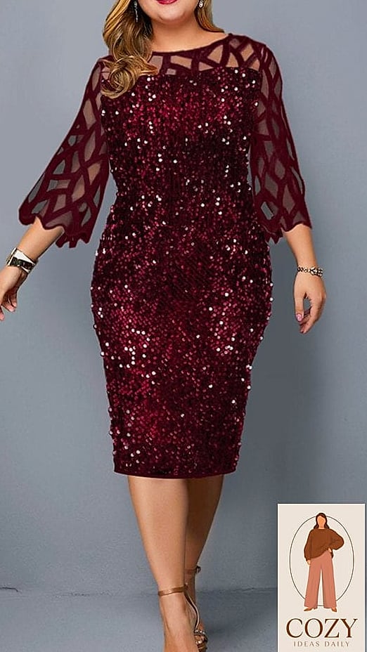 The Party-Ready Metallic Dress
