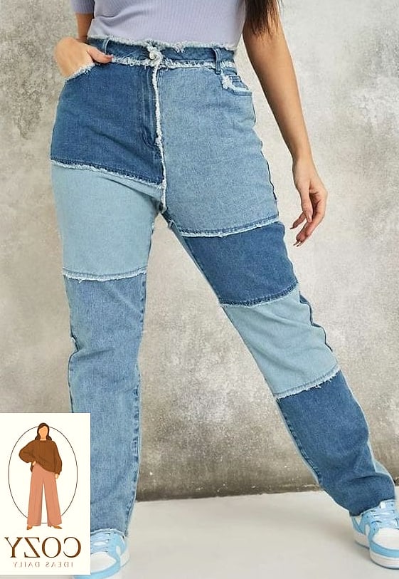 Patchwork And Colorblock Denim For Statement Style