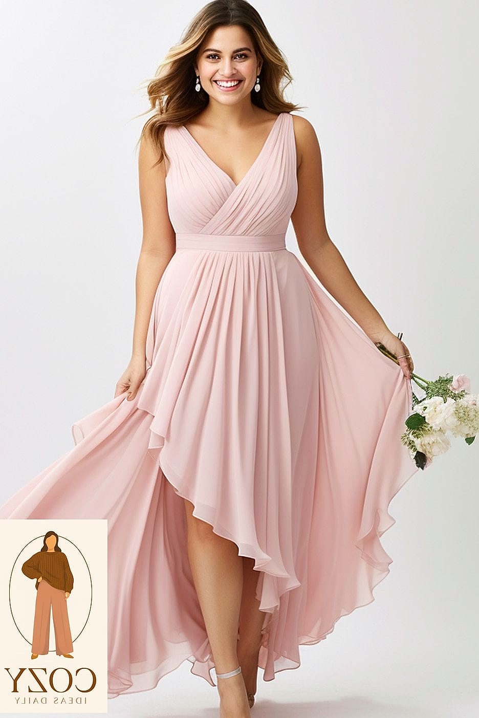 28 Pink Plus Size Dresses Worth Pinning Immediately 28 The Pink Cottagecore Midi Dress