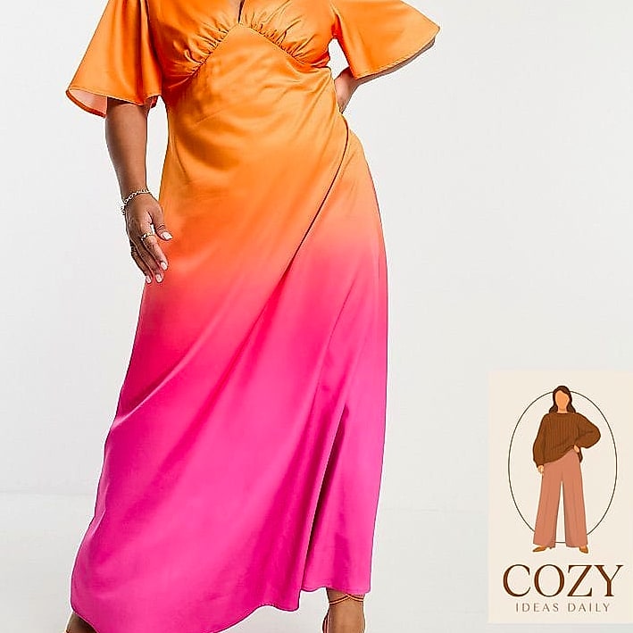 28 Pink Plus Size Dresses Worth Pinning Immediately 29 The Pink Ombre Maxi Dress