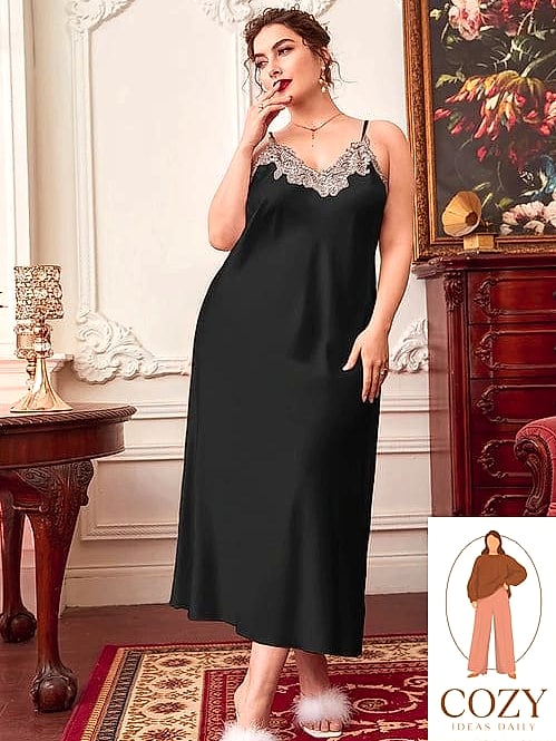 28 Pink Plus Size Dresses Worth Pinning Immediately 15 The Pink Satin Slip for Evening