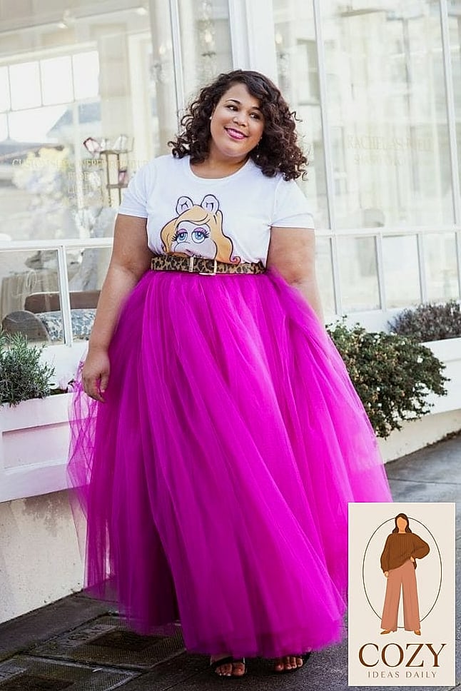28 Pink Plus Size Dresses Worth Pinning Immediately 20 The Pink Tulle Skirt Dress for Special Occasions