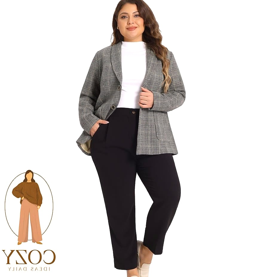 The Plaid Blazer Statement