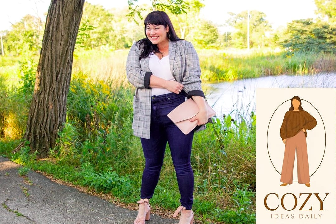 A Plaid Blazer for Fall Personality