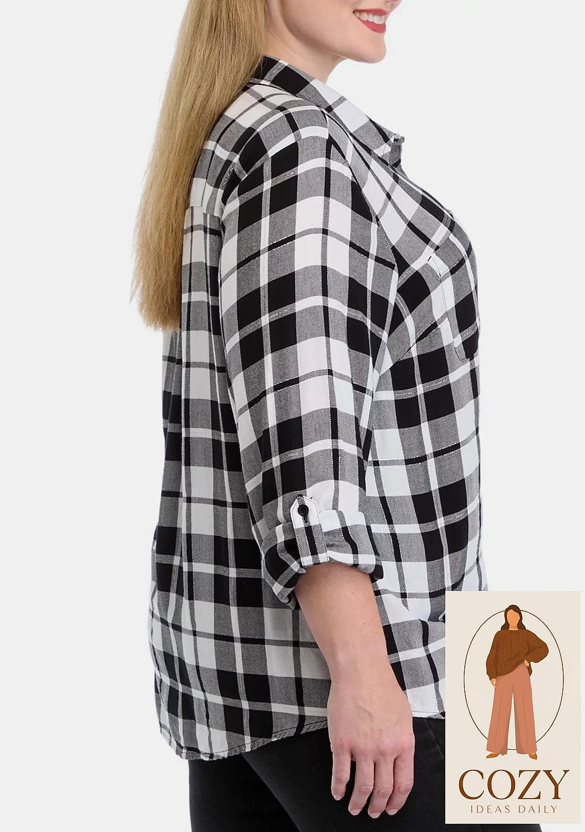 Plaid Flannel and Bike Shorts