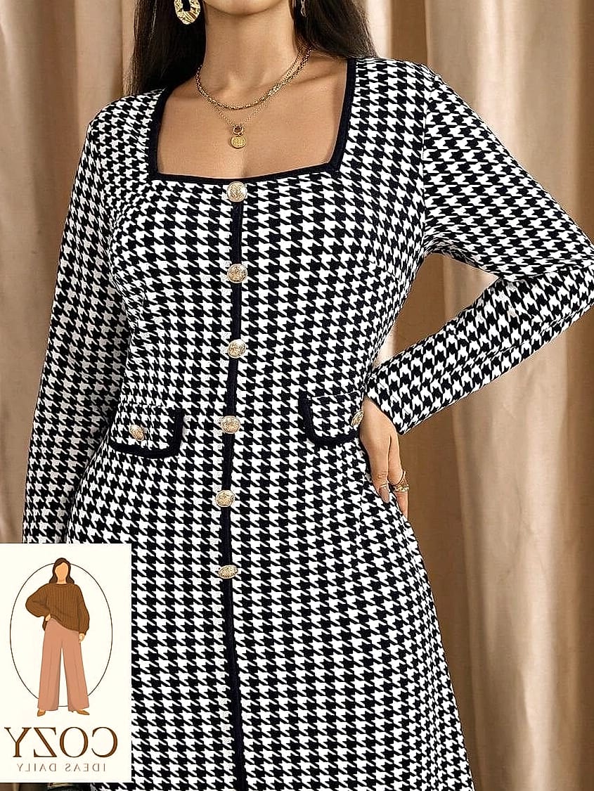 Plaid And Houndstooth, Side By Side