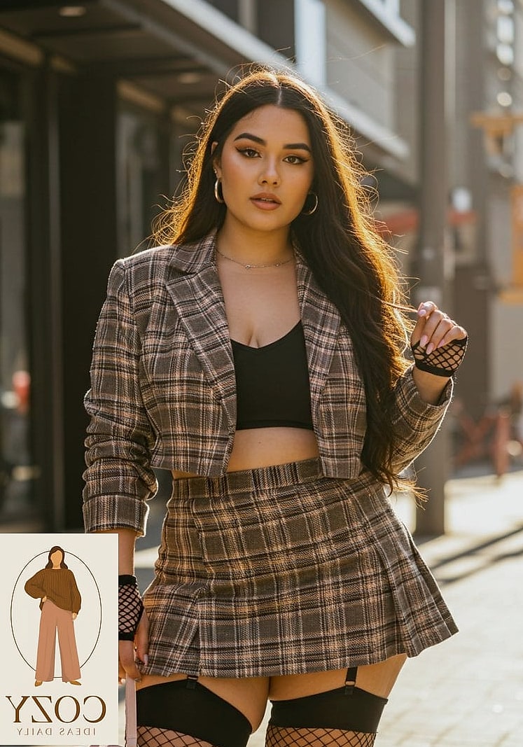 The Plaid and Leather Mashup
