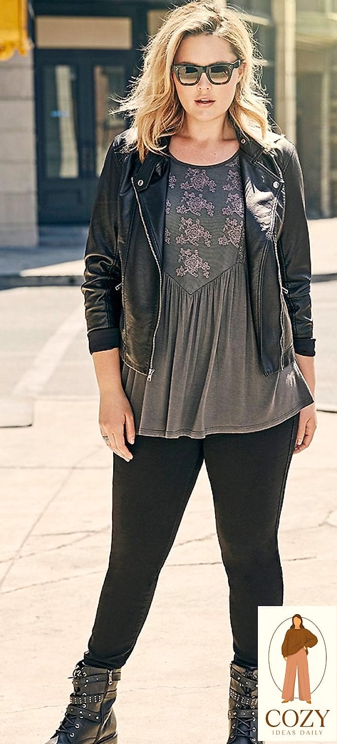 Plaid Shirt Layered Over a Graphic Tee