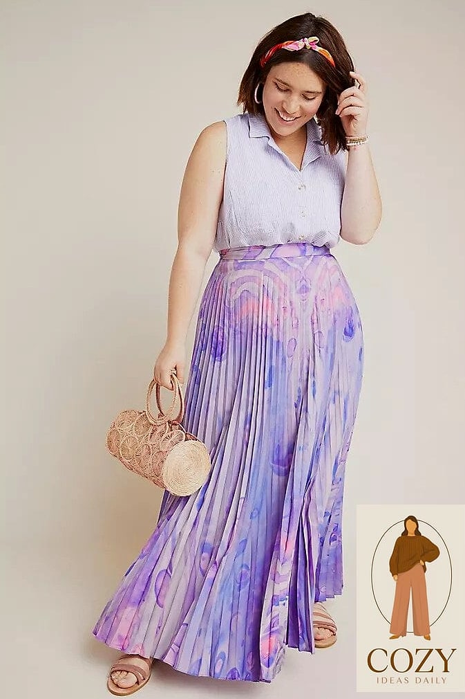 The Pleated Maxi in Rust