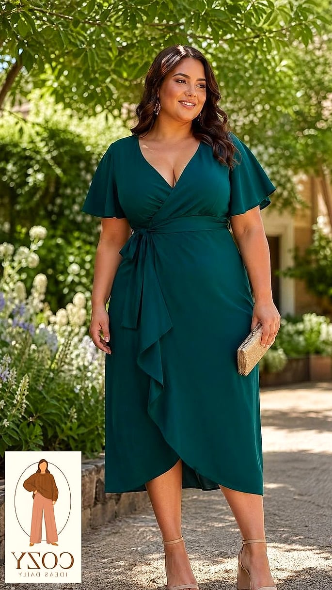 Plus Size Wedding Guest Dressing