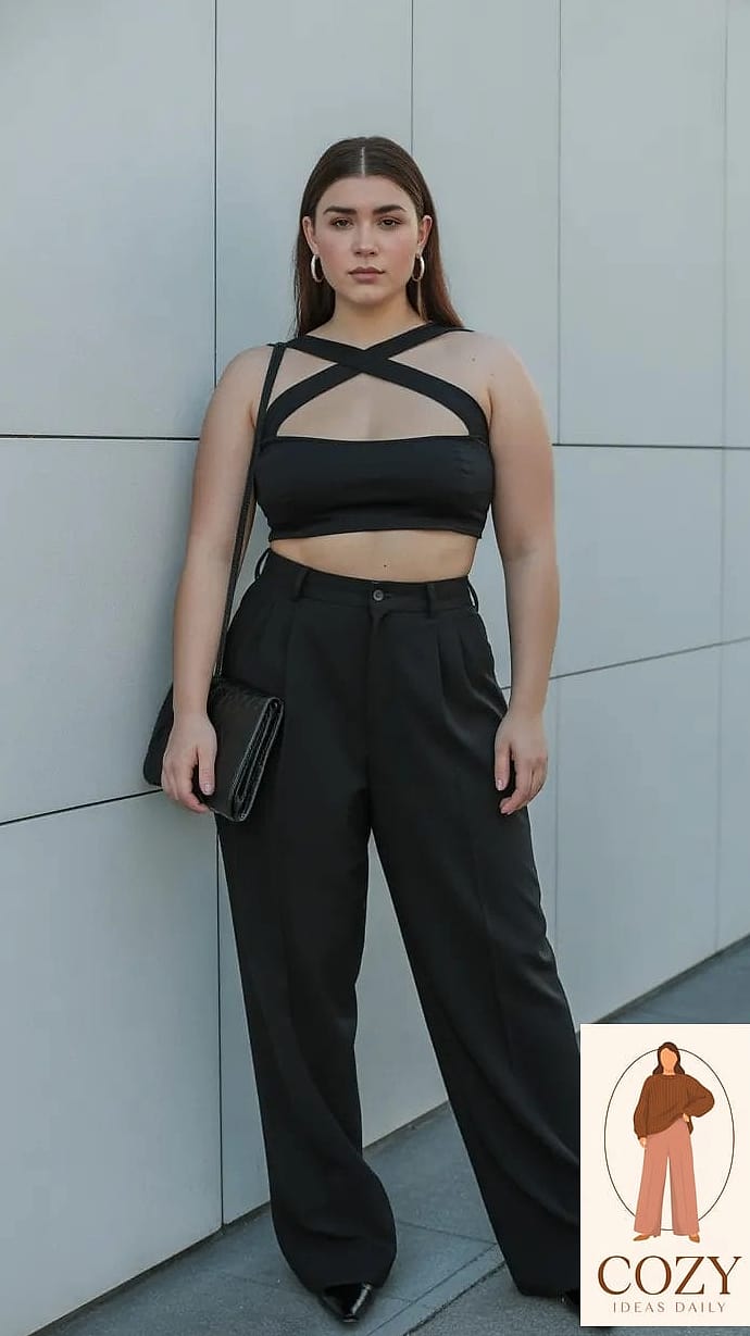 Puffer Vest Over a Bodysuit