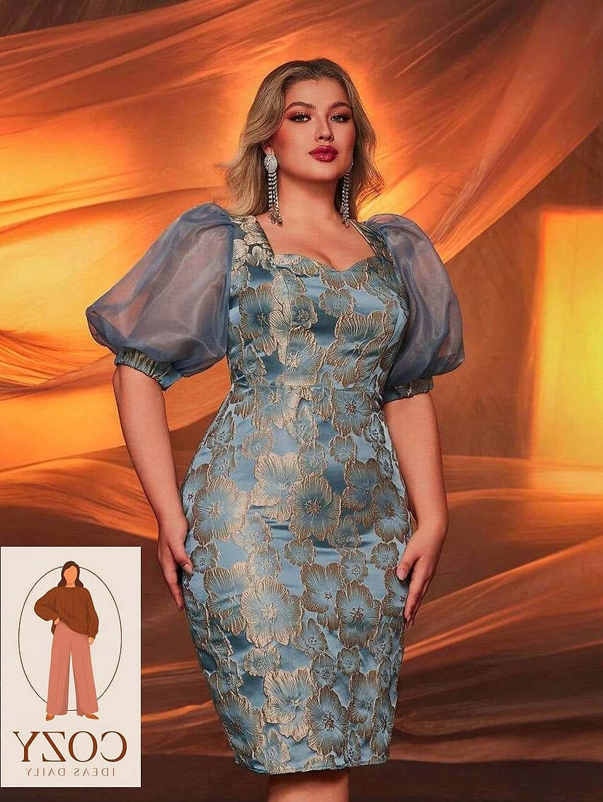 27 Plus Size Work Dresses That Are Going Viral on Pinterest Right Now 14 Puff Sleeve Dresses for a Statement Silhouette