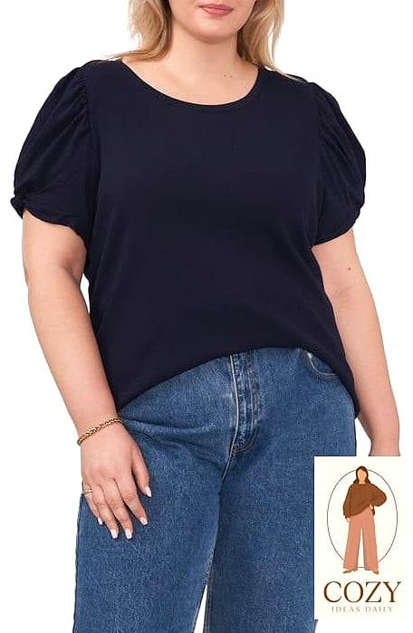 27 Plus Size Clothing For Women That Will Transform Your Look 15 Puff Sleeve Tops For Feminine Flair