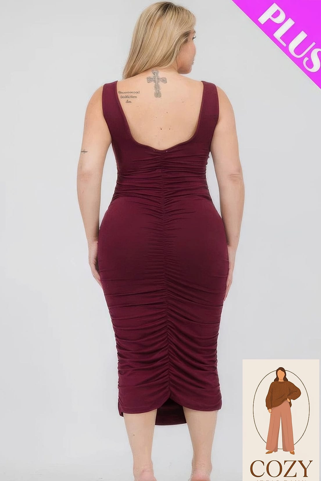 The Ruched Bodycon in Black