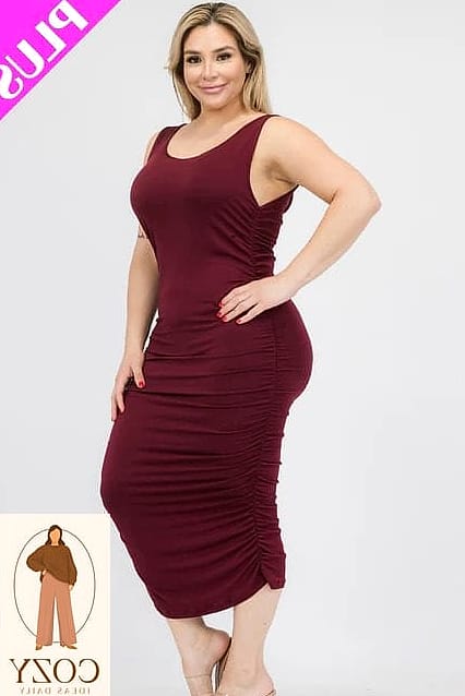 The Ruched Bodycon in Navy
