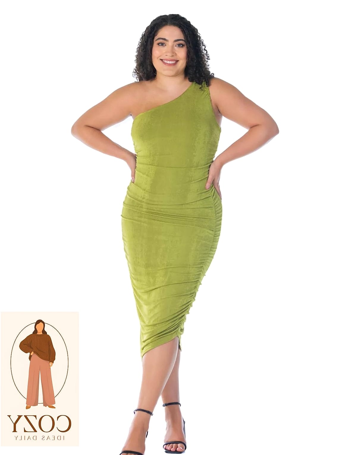 A Ruched Bodycon For Smoothing And Shaping