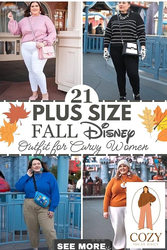 29 Plus Size Disney Outfits Worth Pinning Immediately 3 Rust and Camel Fall Park Look