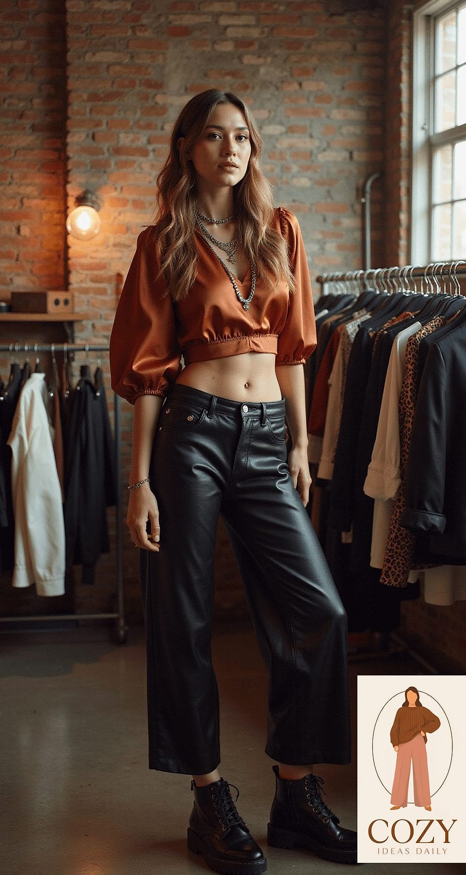 The Rust Toned Knit Set