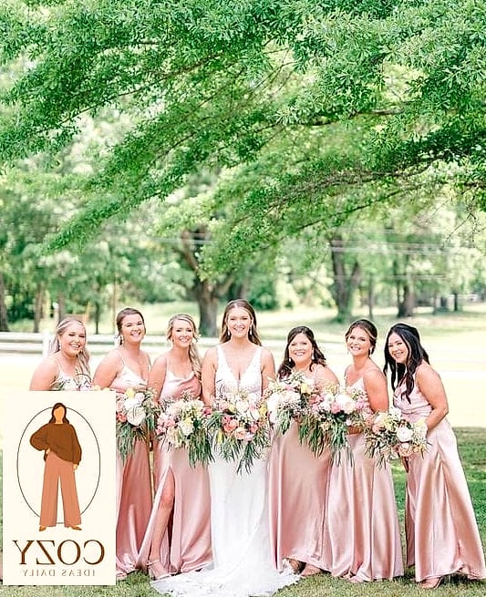 Satin Slip Dresses for Modern Weddings