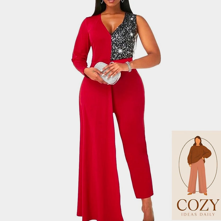 A Sequin Jumpsuit as a Dress Alternative