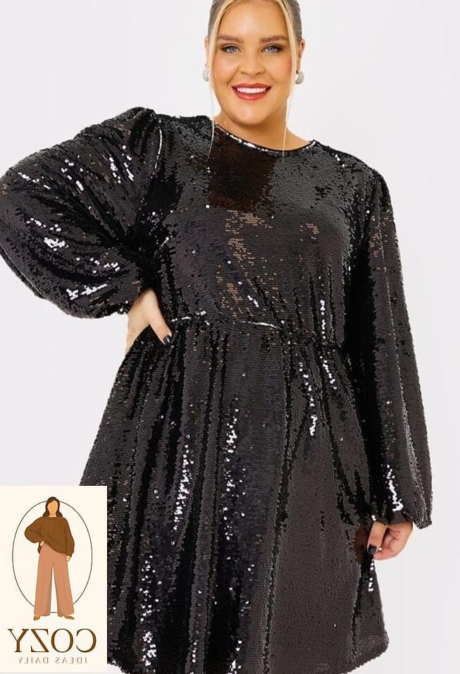 Sequin Mini Dress for Nighttime Birthdays
