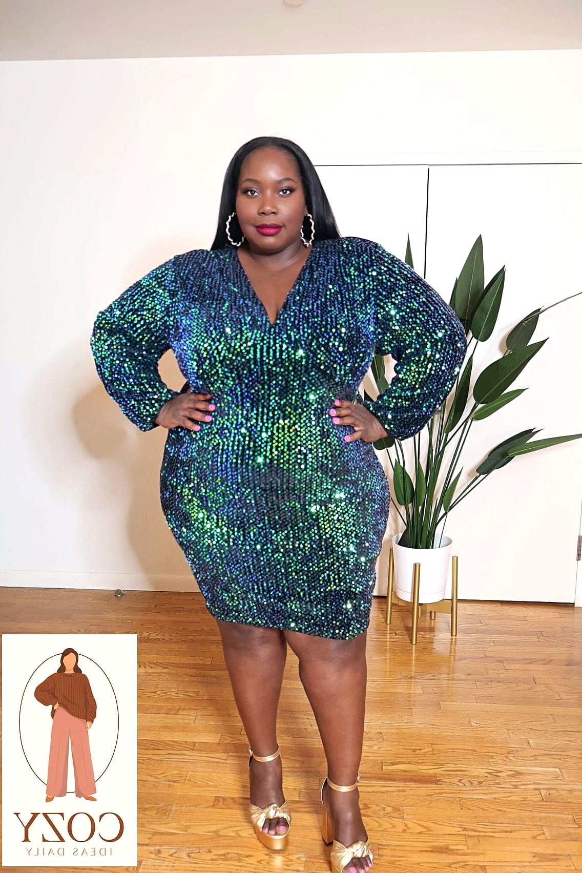 Sequin Statement Dress for New Year's Eve