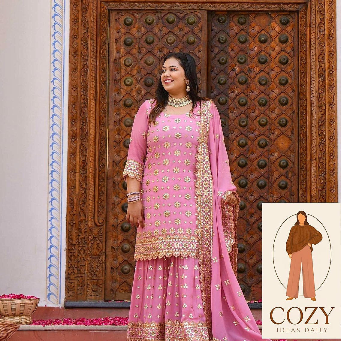The Sharara Set With a Long Kurta