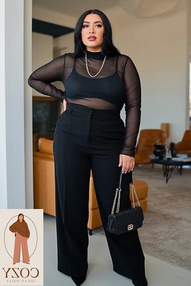 The Sheer Layering Look