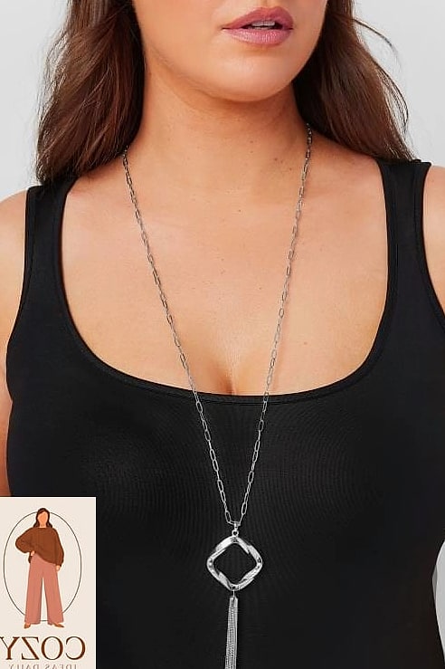 The Silver Jewelry and Slip Dress Look