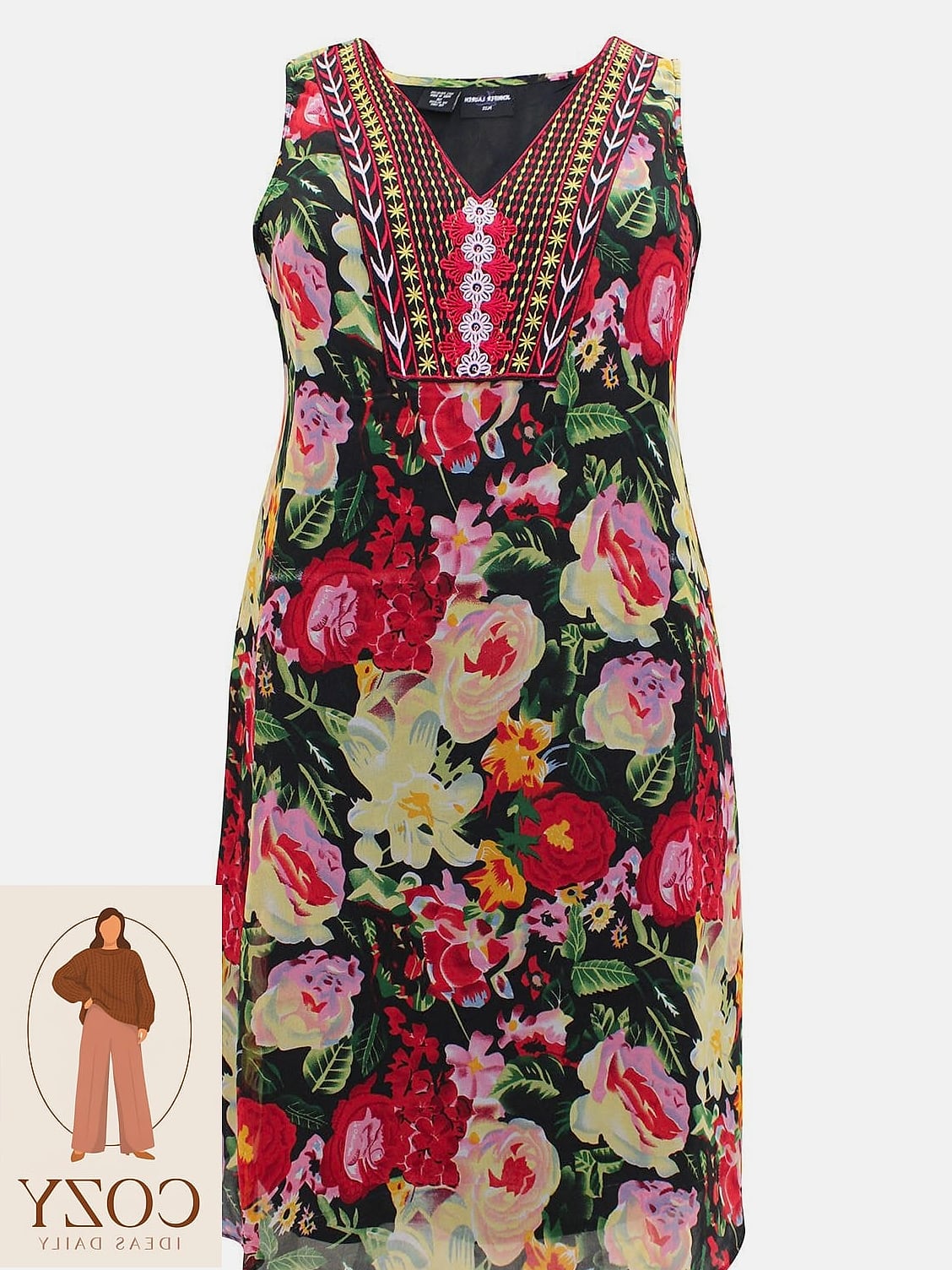 Sleeveless Shift Dress for the Office