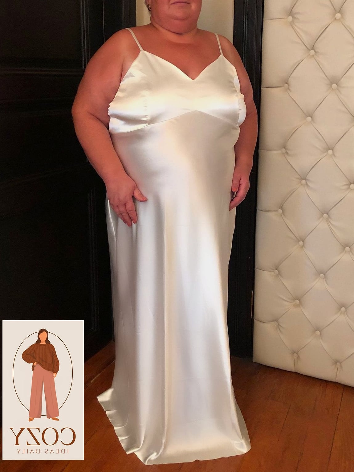 The Slip Dress in Silver