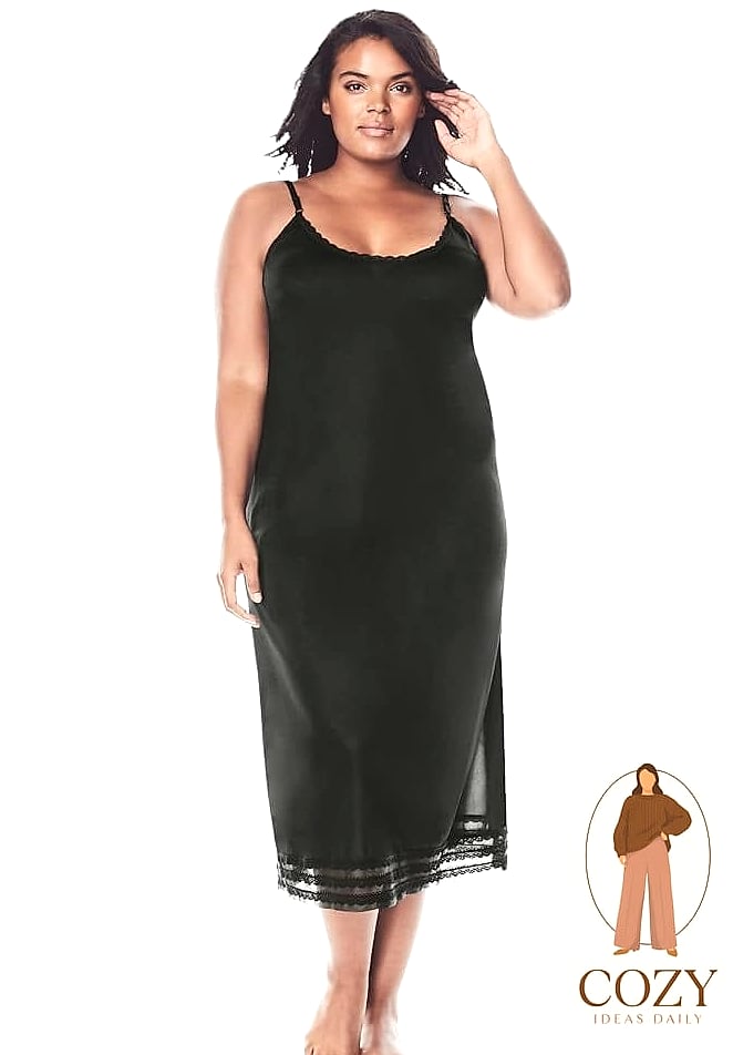 The Slip Dress Layered Over a Turtleneck