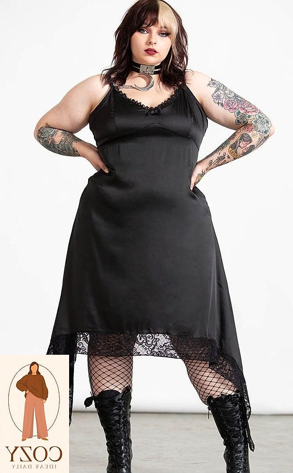 Soft Goth Lace Layering