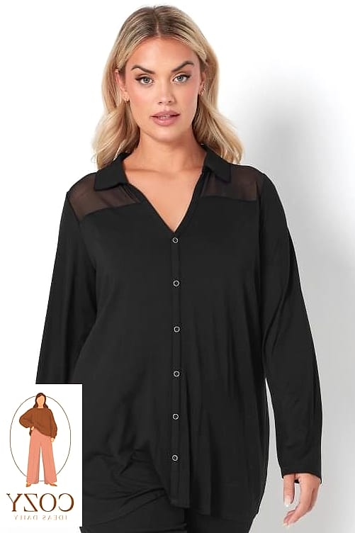 Statement Sleeve Top With Straight-Leg Jeans