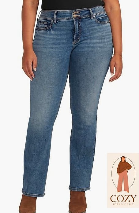 Straight-Leg Jeans and a Corset Top