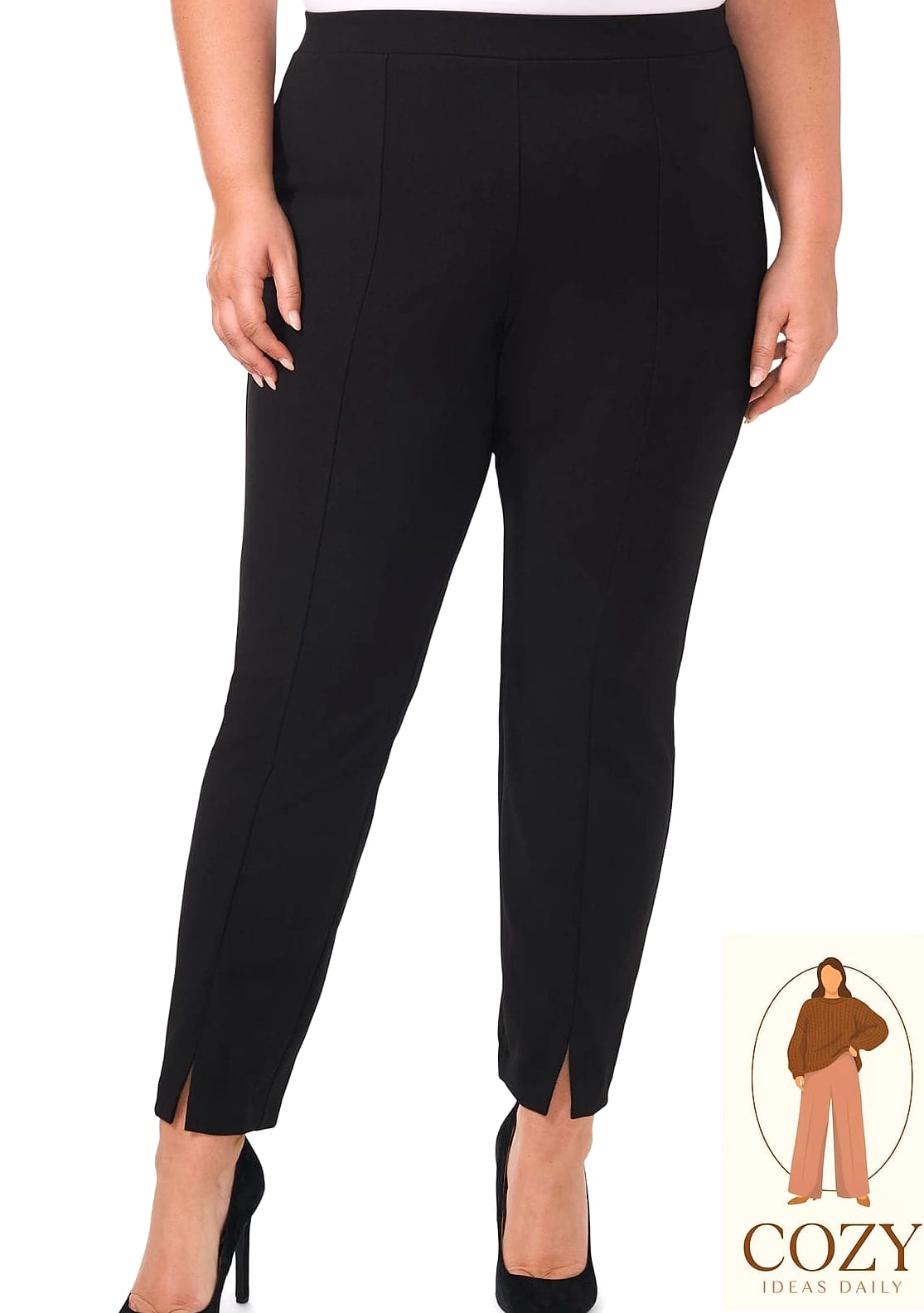 Straight-Leg Trousers With a Bodysuit