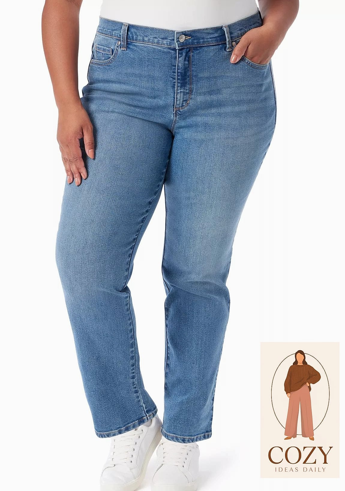 27 Plus Size Clothing For Women That Will Transform Your Look 12 Straight-Leg Jeans That Don't Gap At The Waist