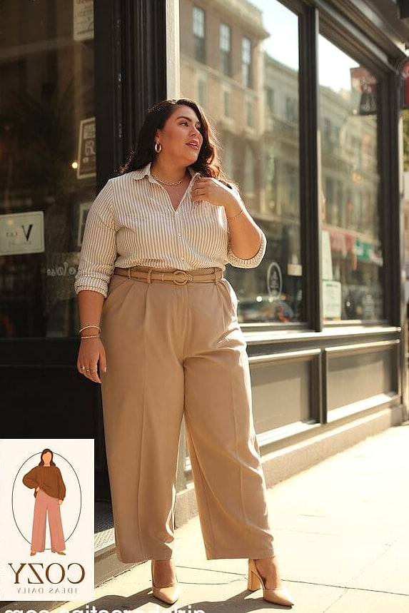 Straight-Leg Jeans with a Silk Blouse